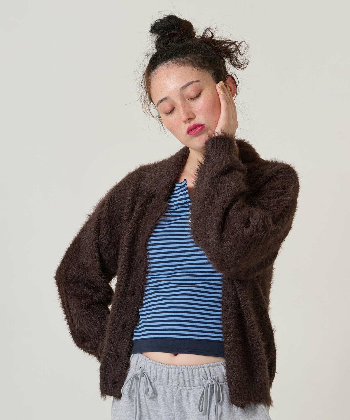 シャギー/ニット/カーディガン