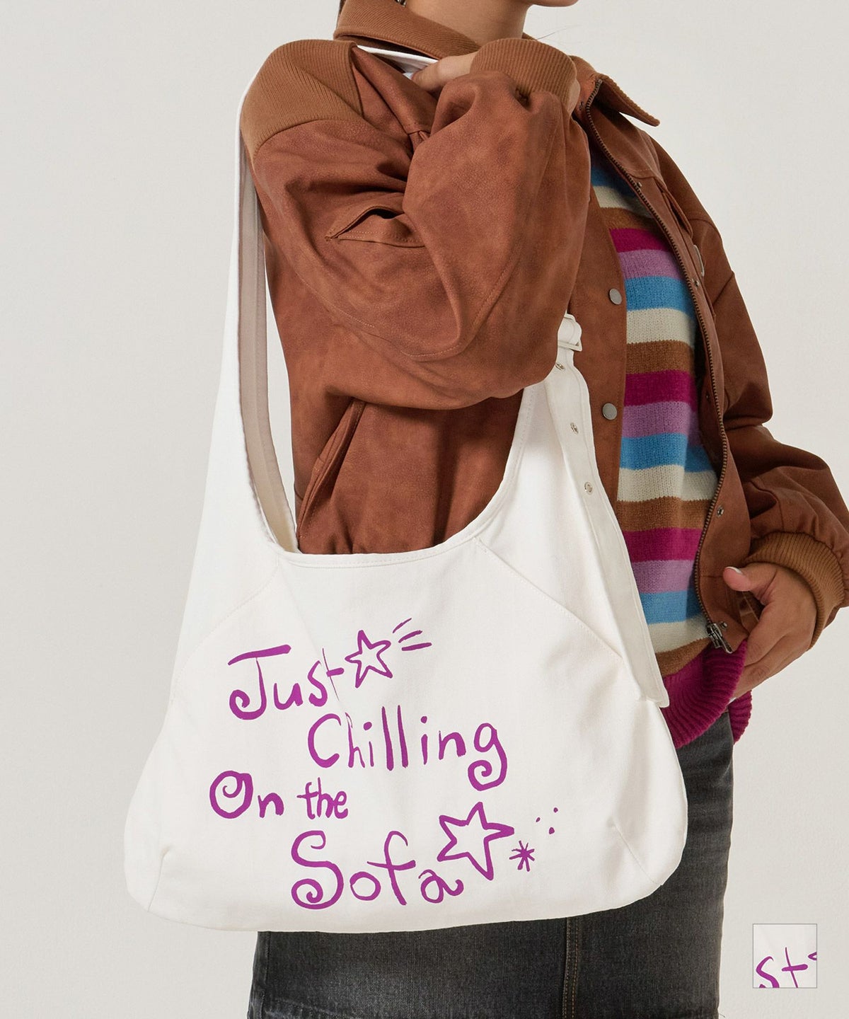 ホワイト/ ショルダー/バッグ