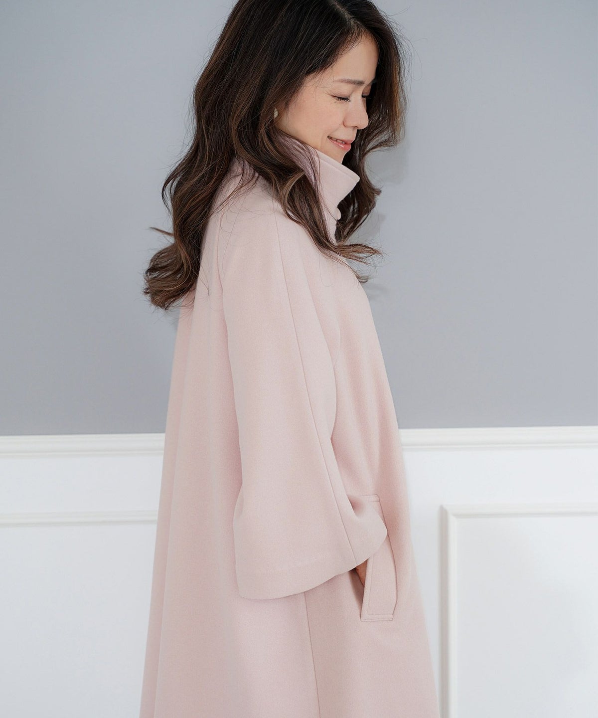 パターン アウター レディース 上品 きれいめ オケージョン シンプル エレガント M L LL ジョイントスペース