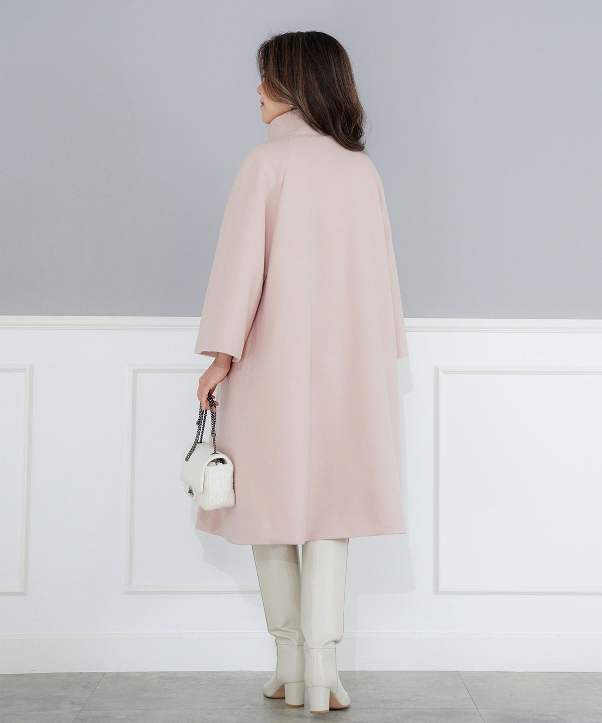 パターン アウター レディース 上品 きれいめ オケージョン シンプル エレガント M L LL ジョイントスペース