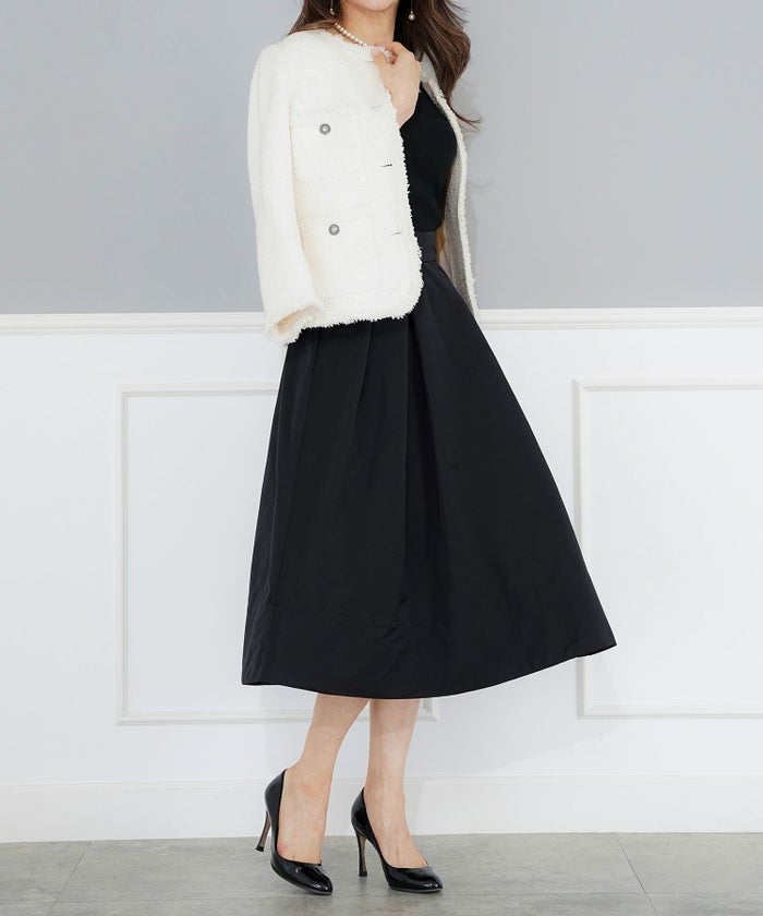 パターン ボトムス レディース 上品 きれいめ オケージョン シンプル エレガント M L LL ジョイントスペース