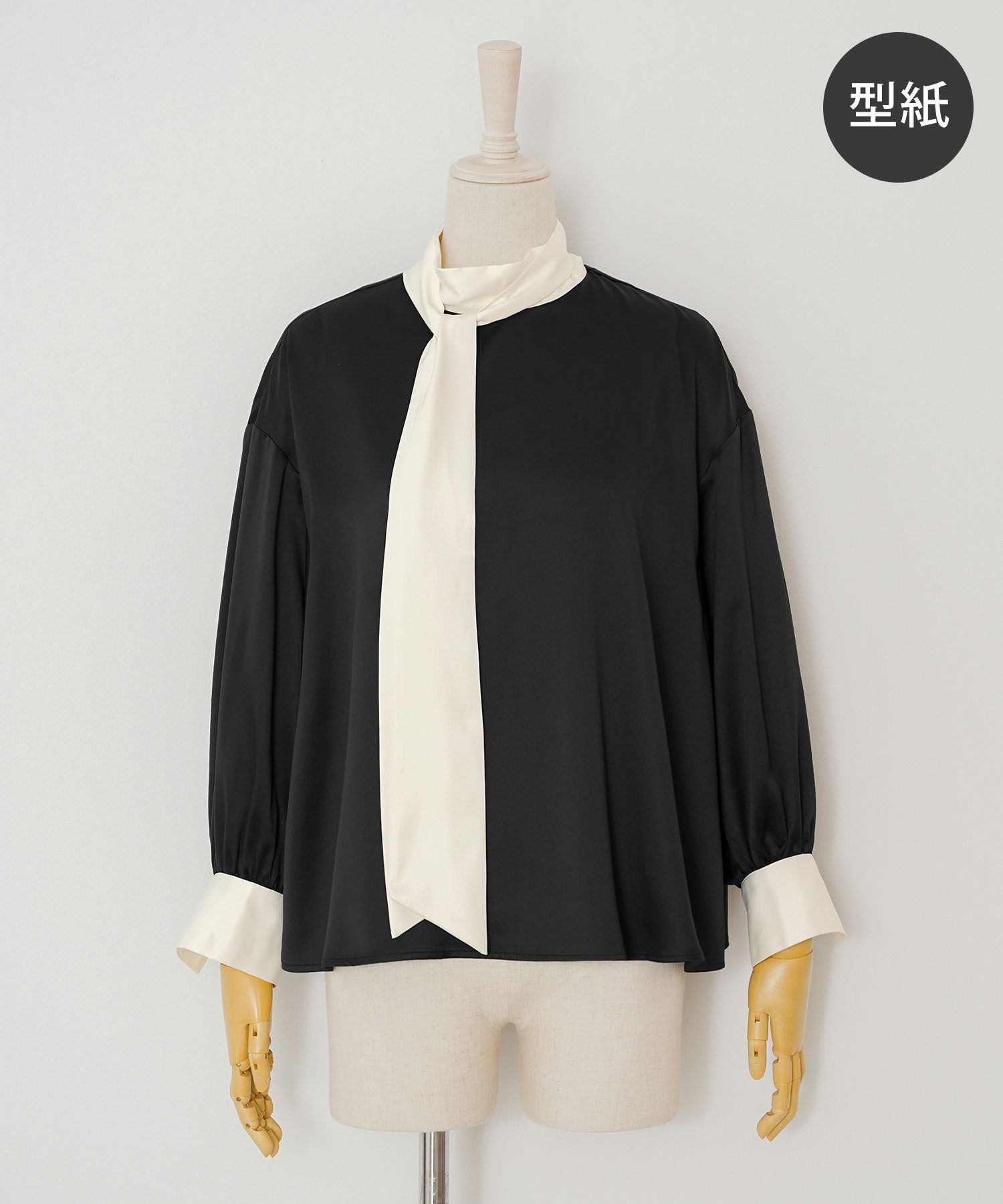 型紙 ボウタイ ブラウス Joint Space×kozuesakurada