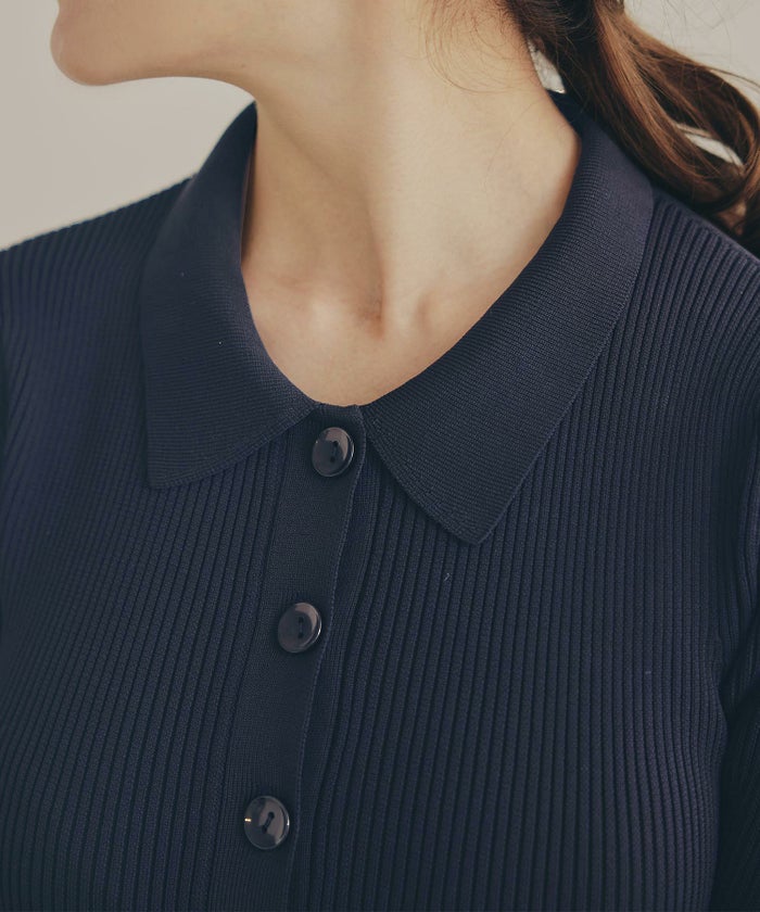 手洗い可 レディース ミモレ 大人 上品 長袖 きれいめ オフィス 秋冬 春 かわいい ジョイントスペース