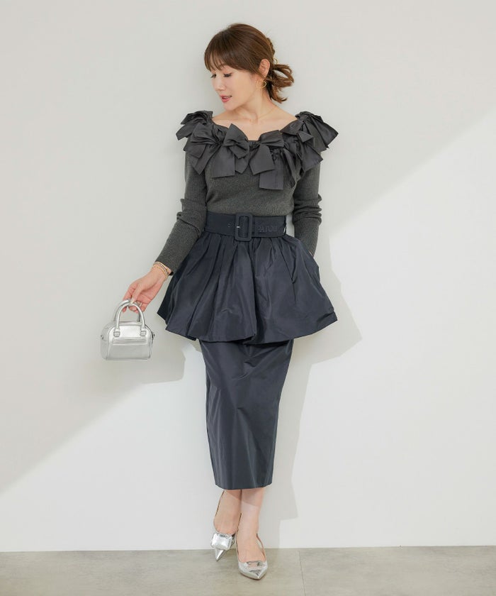 新色追加 手洗い可 レディース 長袖 秋冬春 長袖 大人可愛い 上品 きれいめ フェミニン ジョイントスペース