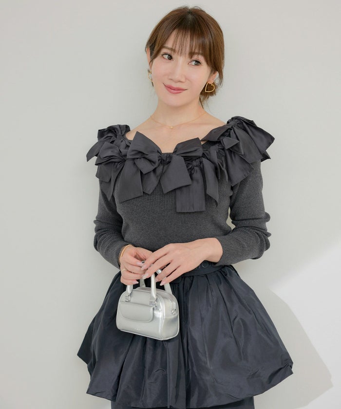 新色追加 手洗い可 レディース 長袖 秋冬春 長袖 大人可愛い 上品 きれいめ フェミニン ジョイントスペース