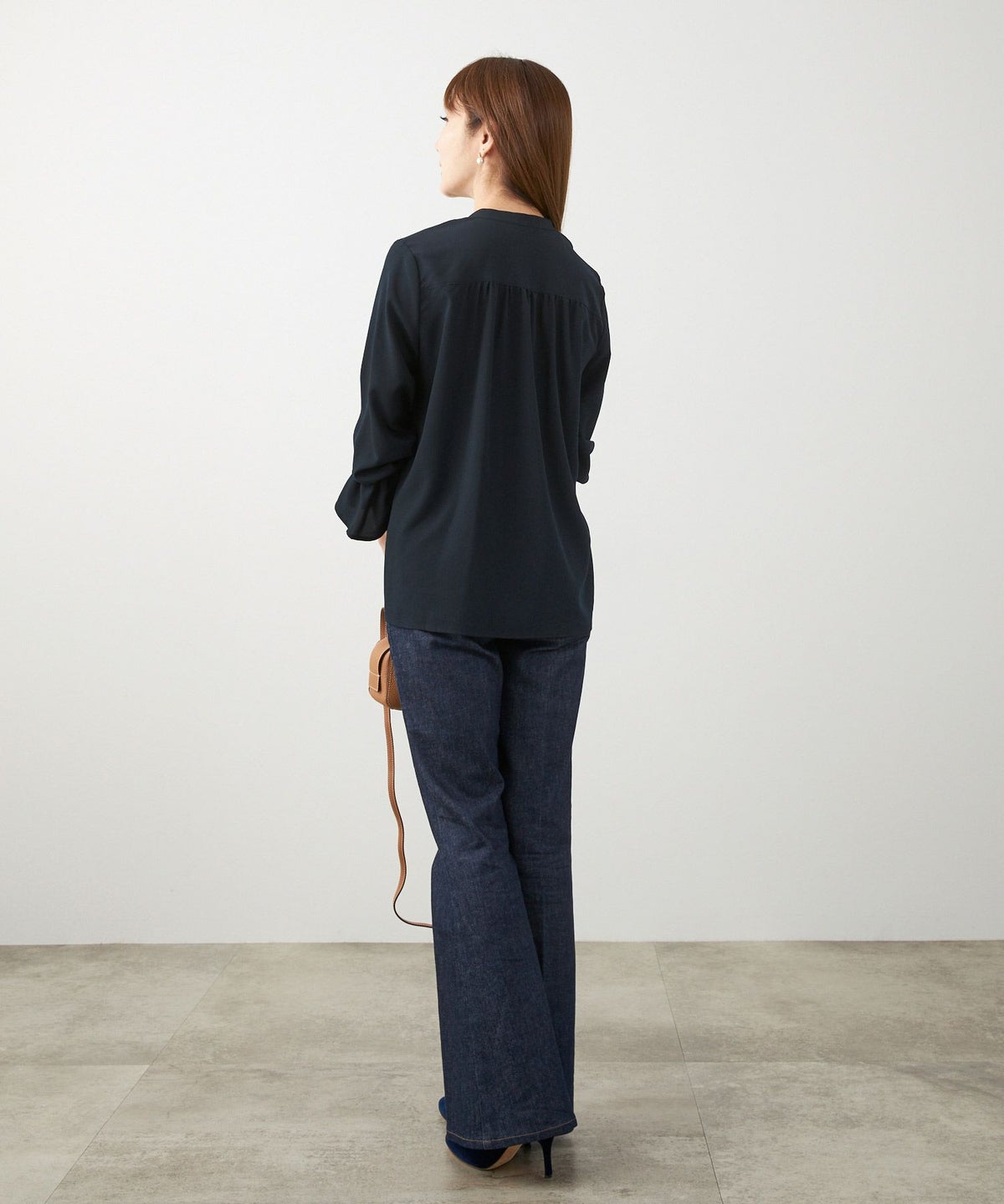 手洗い可 長袖 大人カジュアル オフィス きれいめ 上品 フェニミン 大人可愛い ジョイントスペース