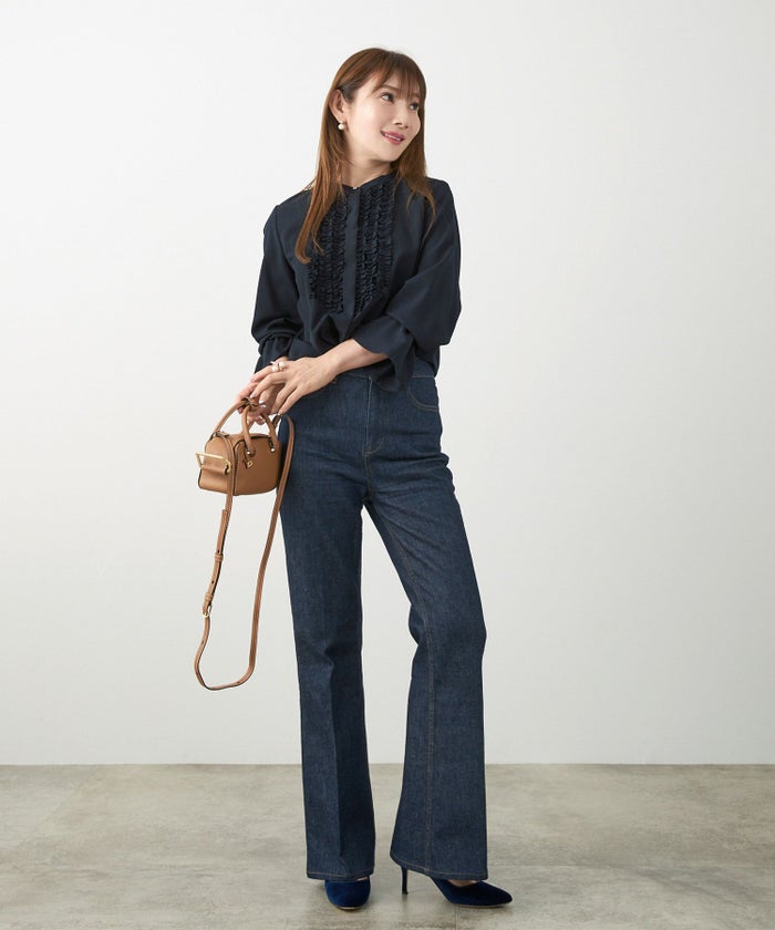 手洗い可 長袖 大人カジュアル オフィス きれいめ 上品 フェニミン 大人可愛い ジョイントスペース