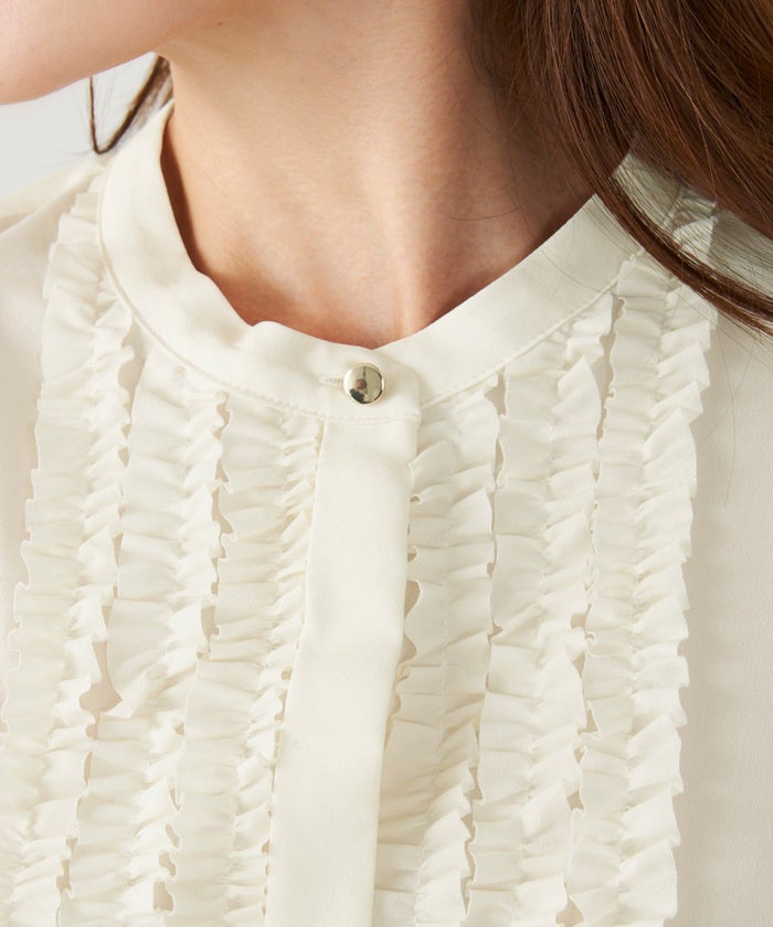 手洗い可 長袖 大人カジュアル オフィス きれいめ 上品 フェニミン 大人可愛い ジョイントスペース