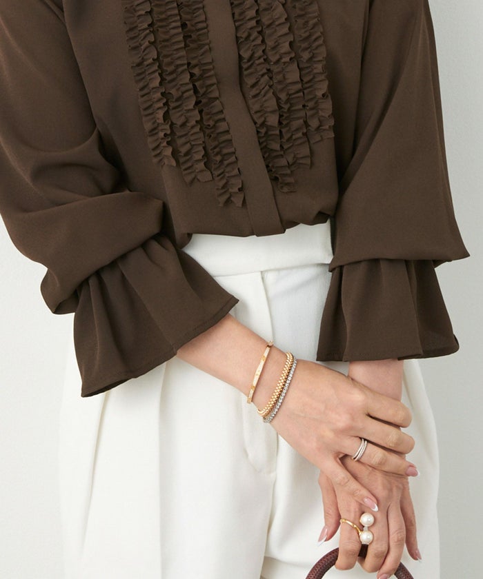 手洗い可 長袖 大人カジュアル オフィス きれいめ 上品 フェニミン 大人可愛い ジョイントスペース