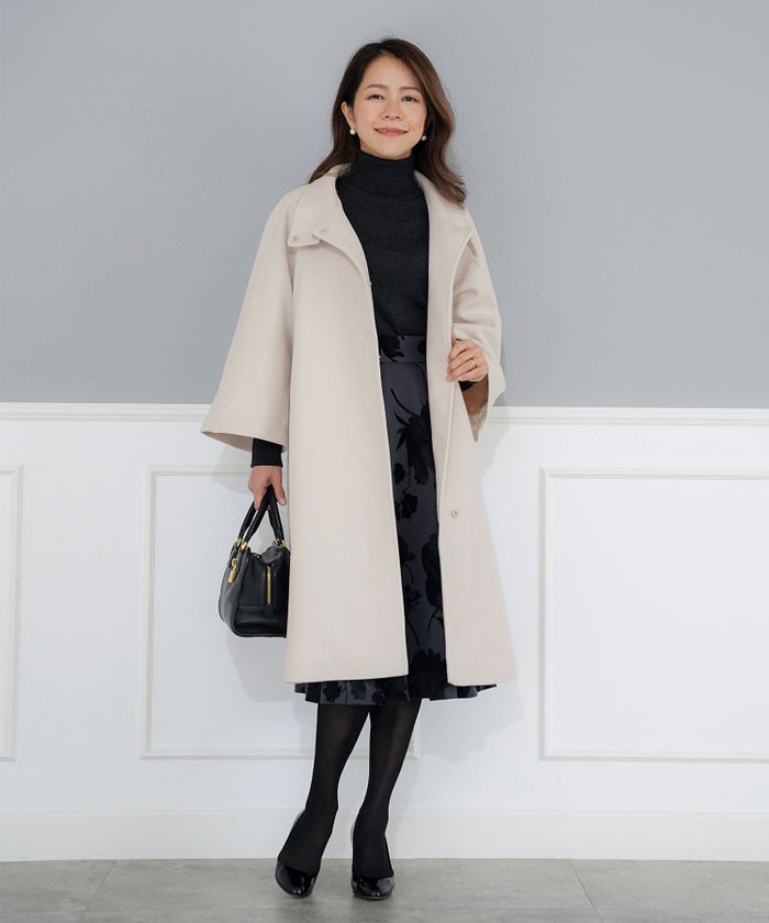 日本製 アウター レディース 上品 きれいめ オケージョン シンプル エレガント M L ジョイントスペース