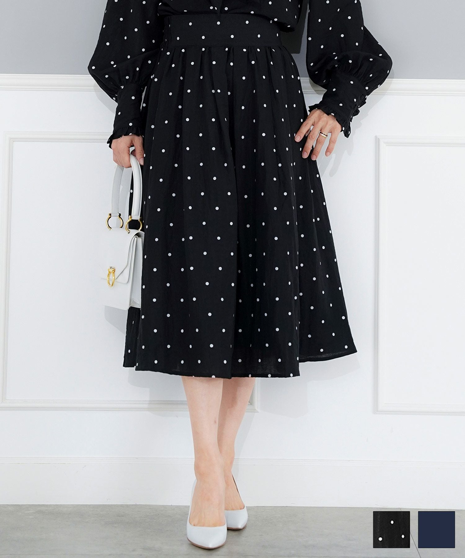 ギャザー フレア スカート Joint Space×kozuesakurada