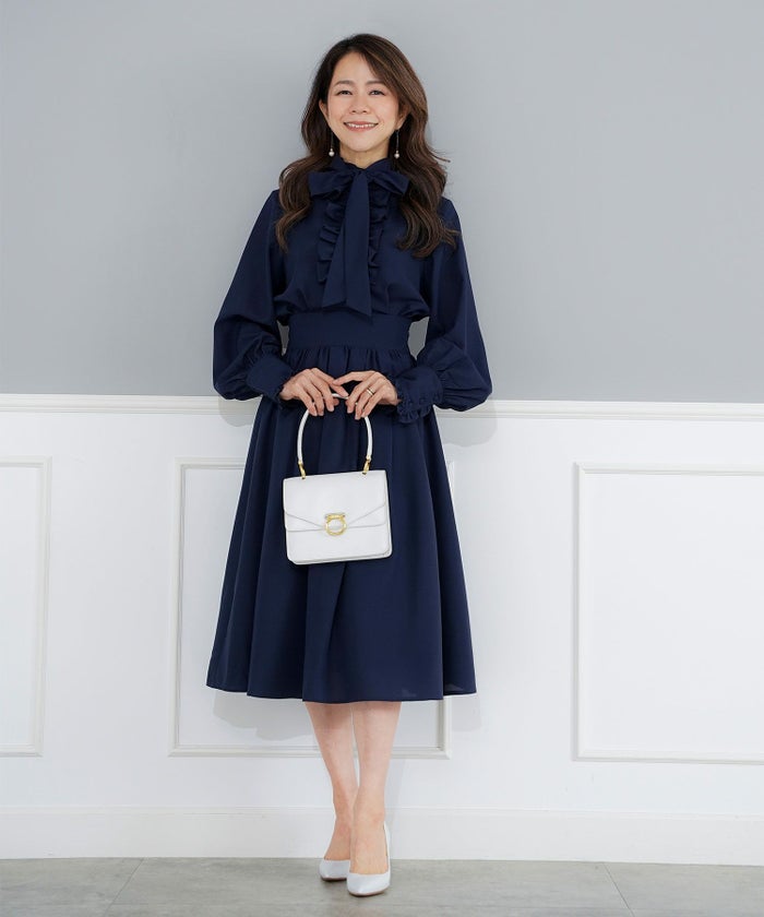 手洗い可 ボトムス レディース ドット 無地 上品 きれいめ オケージョン シンプル エレガント ジョイントスペース