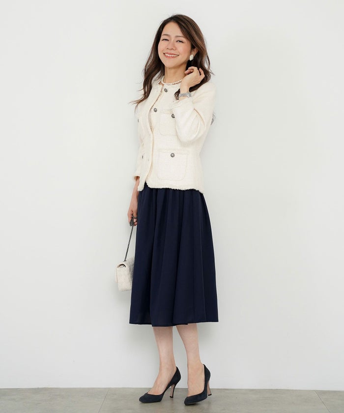 手洗い可 ボトムス レディース ドット 無地 上品 きれいめ オケージョン シンプル エレガント ジョイントスペース