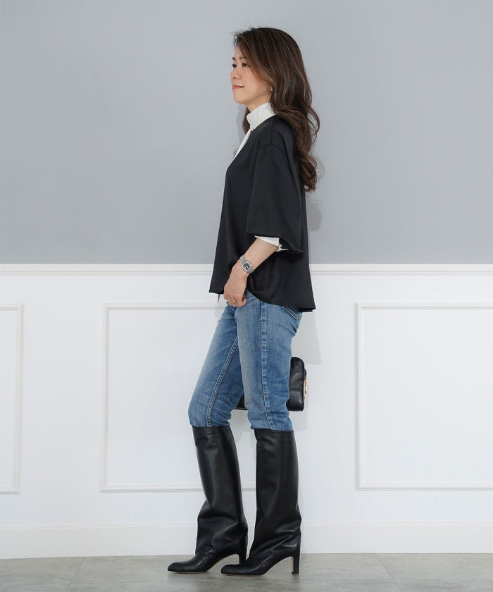 手洗い可 トップス レディース 上品 きれいめ オケージョン シンプル エレガント ジョイントスペース