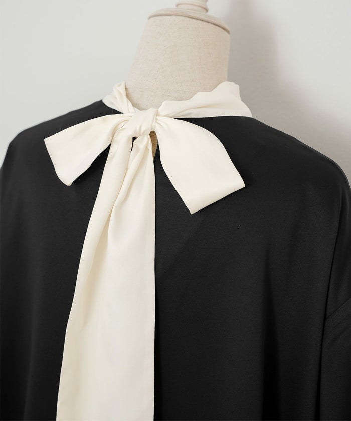 手洗い可 トップス レディース 上品 きれいめ オケージョン シンプル エレガント ジョイントスペース