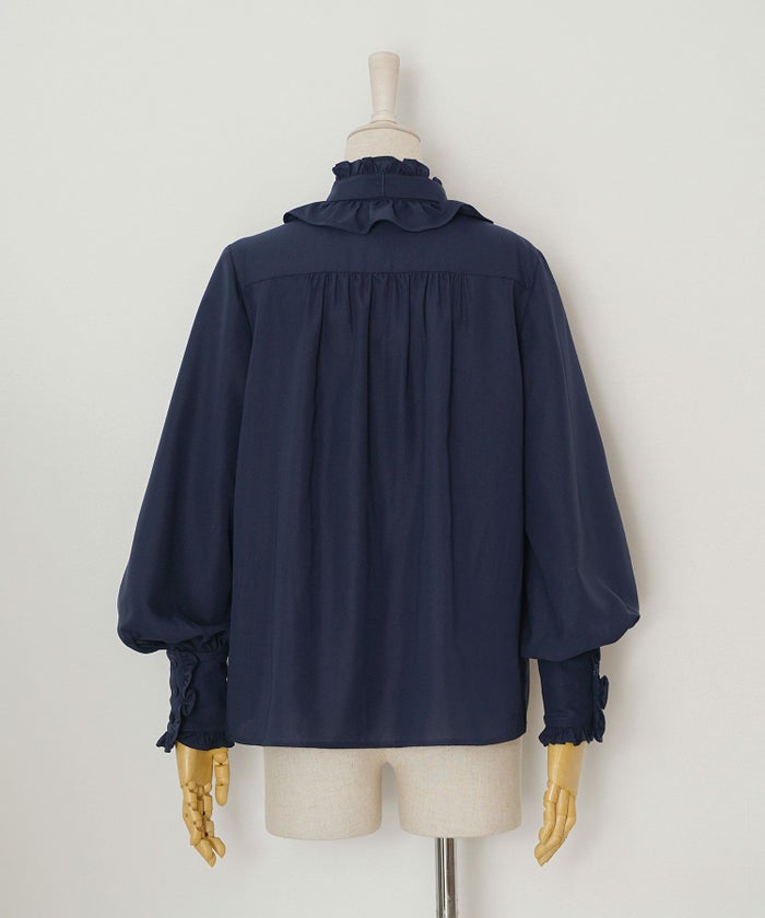 手洗い可 トップス レディース ドット 無地 上品 きれいめ オケージョン シンプル エレガント フリー ジョイントスペース