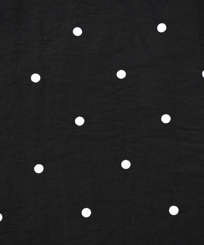 手洗い可 トップス レディース ドット 無地 上品 きれいめ オケージョン シンプル エレガント フリー ジョイントスペース