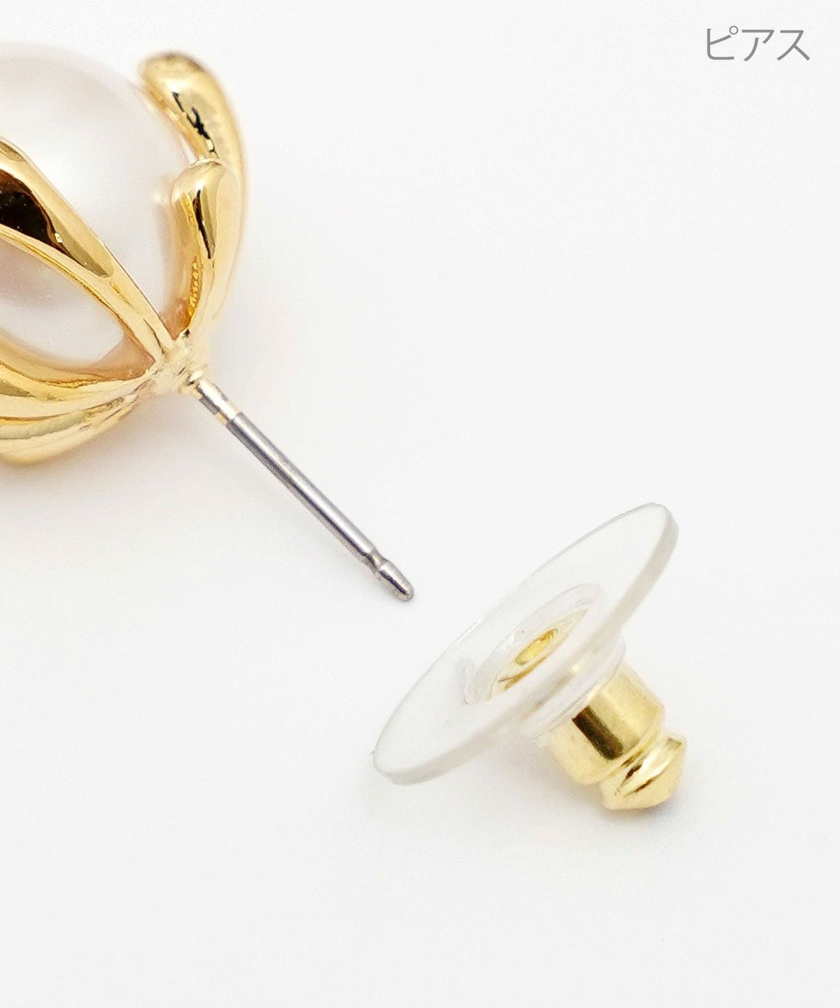 クラウン フラワー ピアス イヤリング Crown Flower Pierce Earring