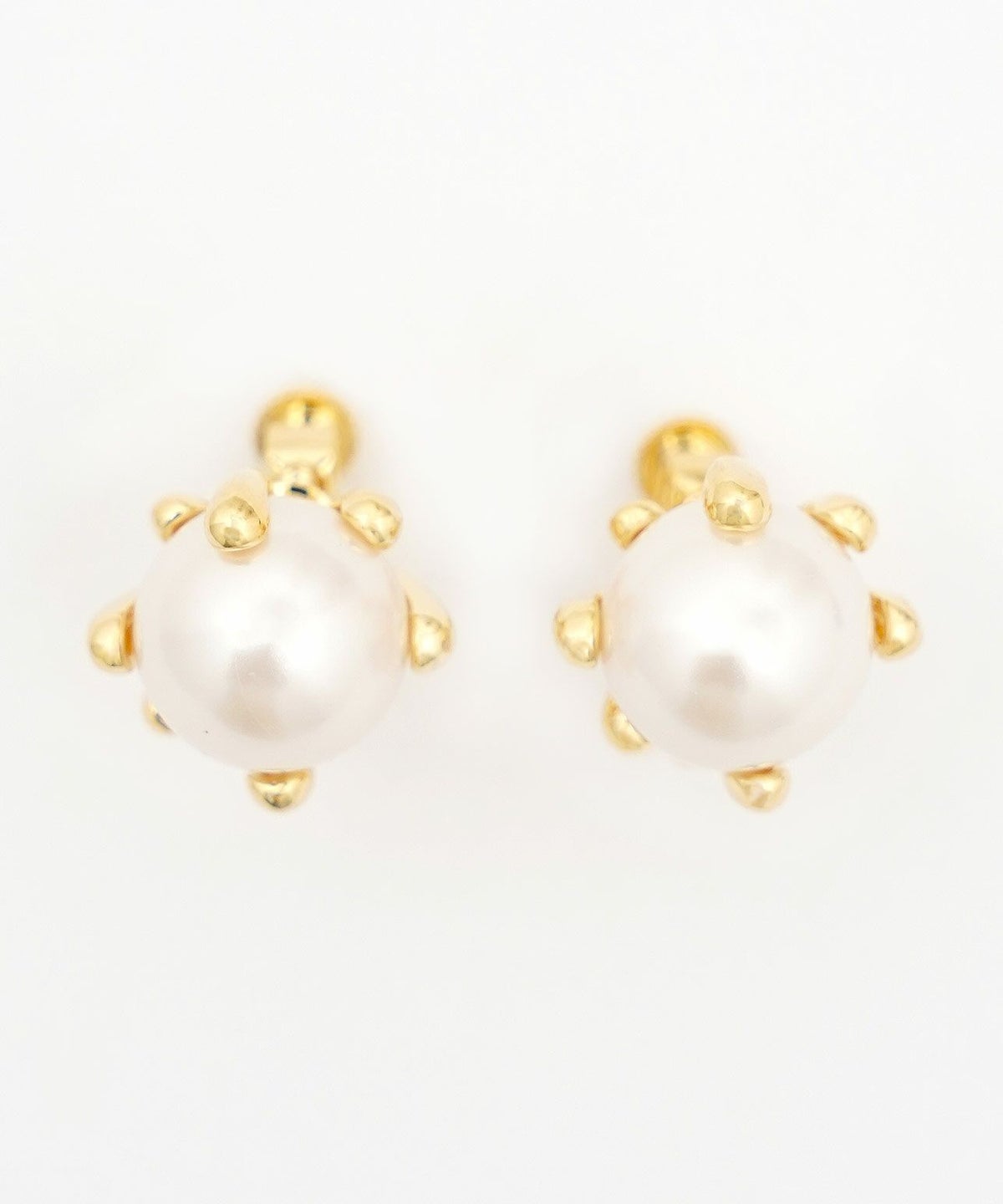 クラウン フラワー ピアス イヤリング Crown Flower Pierce Earring