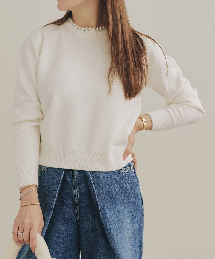 手洗い可 レディース 長袖 秋冬春 大人可愛い 上品 きれいめ オフィス 大人カジュアル フェミニン ジョイントスペース