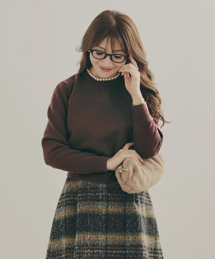 手洗い可 レディース 長袖 秋冬春 大人可愛い 上品 きれいめ オフィス 大人カジュアル フェミニン ジョイントスペース