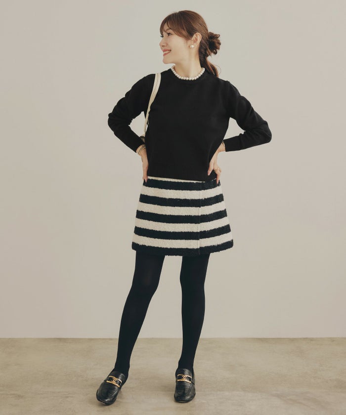 手洗い可 レディース 長袖 秋冬春 大人可愛い 上品 きれいめ オフィス 大人カジュアル フェミニン ジョイントスペース