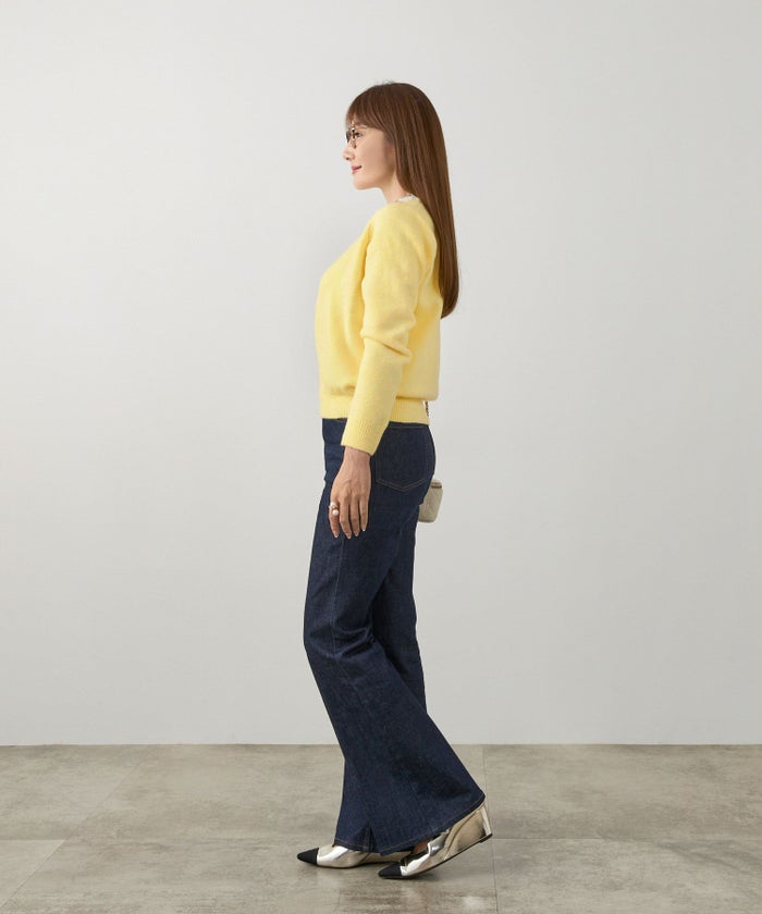 手洗い可 レディース 長袖 秋冬 長袖 大人可愛い 上品 きれいめ 大人カジュアル フェミニン ジョイントスペース