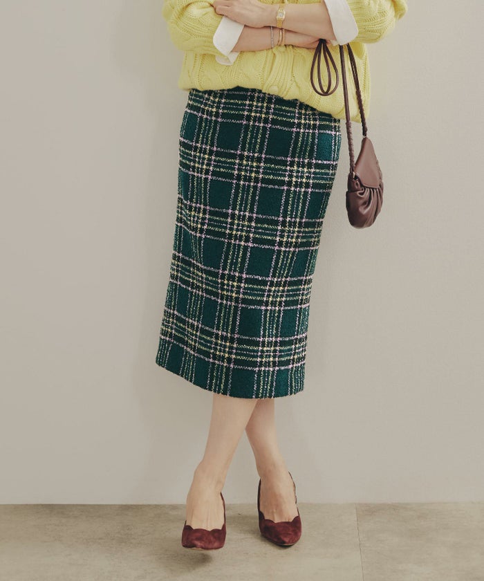 手洗い可 レディース 秋冬 大人可愛い 上品 きれいめ 大人カジュアル 柄 フェミニン ジョイントスペース