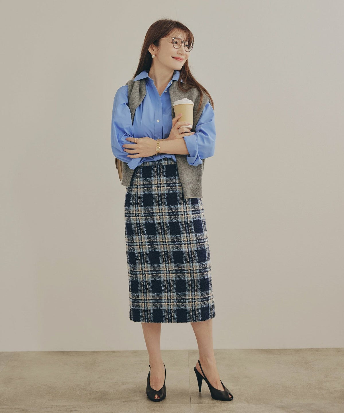 手洗い可 レディース 秋冬 大人可愛い 上品 きれいめ 大人カジュアル 柄 フェミニン ジョイントスペース