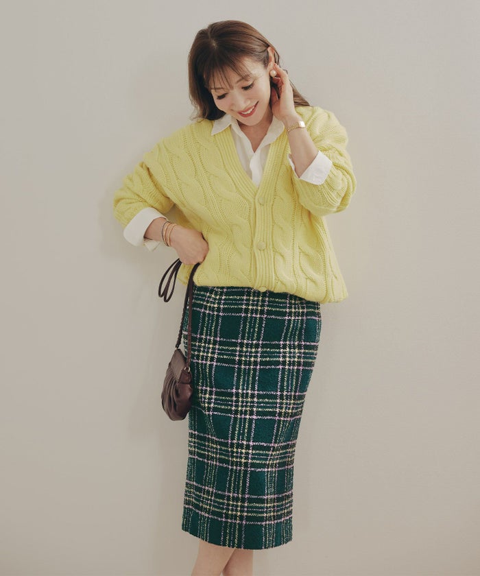 手洗い可 レディース 秋冬 大人可愛い 上品 きれいめ 大人カジュアル 柄 フェミニン ジョイントスペース