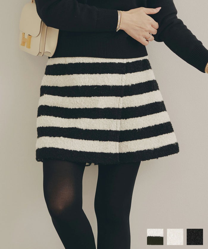 手洗い可 レディース 秋冬 大人可愛い 上品 きれいめ 大人カジュアル フェミニン ミニ丈 ジョイントスペース ラップスカート風 ショート パンツ Liala×PG