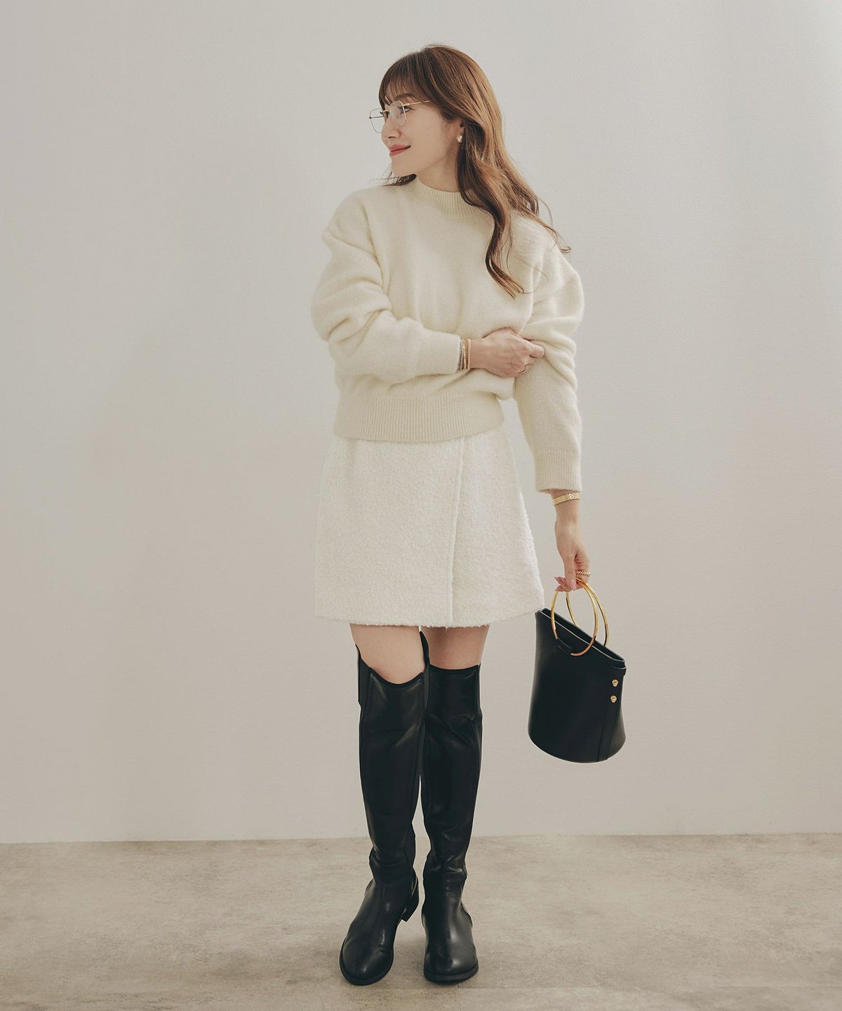 手洗い可 レディース 秋冬 大人可愛い 上品 きれいめ 大人カジュアル フェミニン ミニ丈 ジョイントスペース