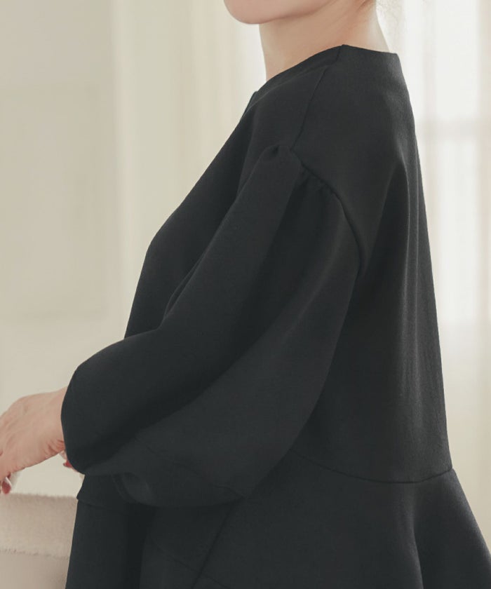 手洗い可 オフィス オケージョン シンプル かわいい きれいめ おしゃれ 白 黒 アンチピリング 日本製 体型カバー ジョイントスペース