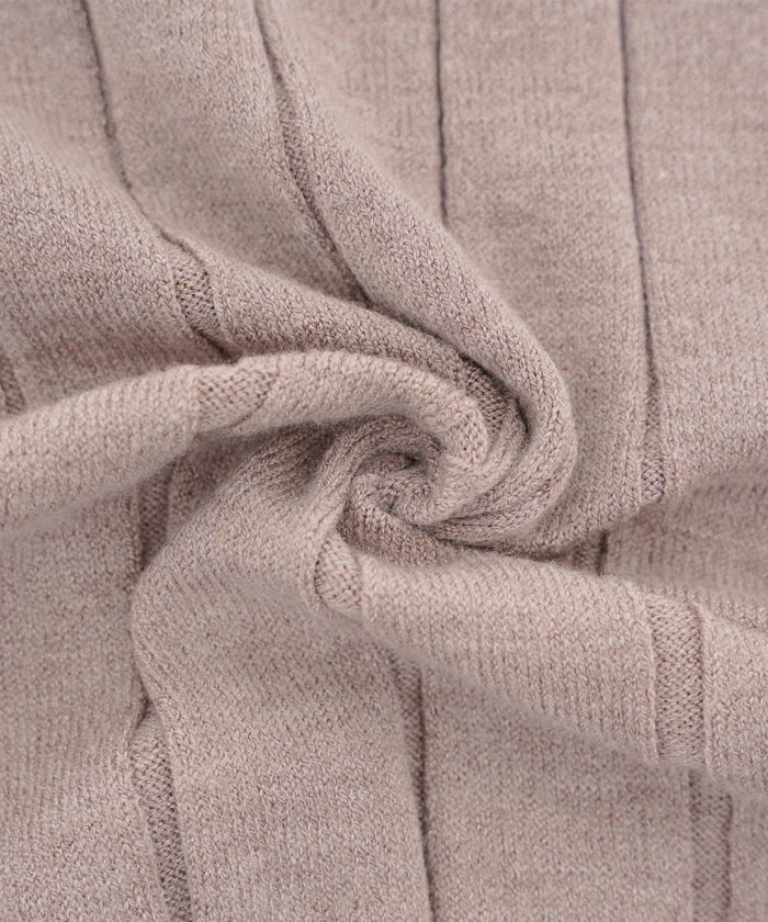 ワンピース ニット リボン オフショル 長袖 フレア袖 スリーブ ブラウン モカ ネイビー グレー きれいめ 楽ちん ディナー 食事会 女子会