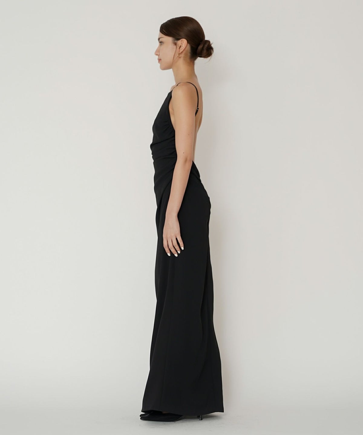 フィットネス バックオープンワンピ 海外 ロング丈 リゾートワンピ パーティ ディナー タイトワンピース 韓国風 綺麗め 細見え カジュアル KINO THE KEI