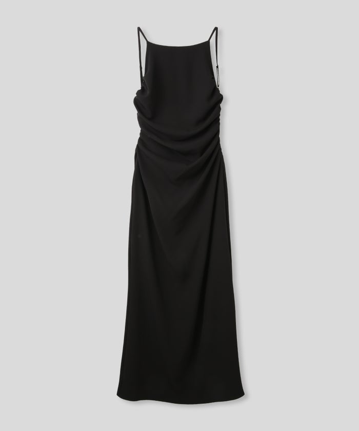 フィットネス バックオープンワンピ 海外 ロング丈 リゾートワンピ パーティ ディナー タイトワンピース 韓国風 綺麗め 細見え カジュアル KINO THE KEI