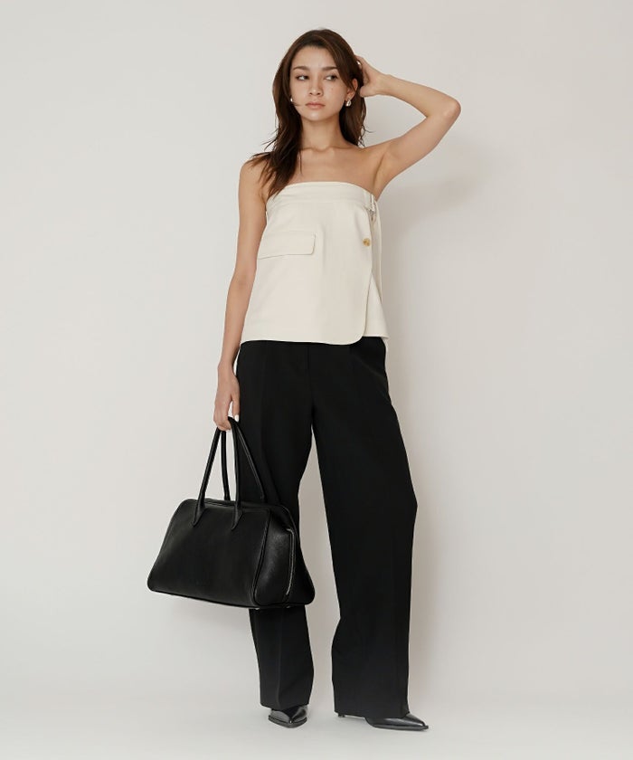 ミニスカート ショート丈 ミニボトム ウエストゴム 台形 タイトスカート 制服 韓国風 綺麗め 細見え カジュアル KINO THE KEI