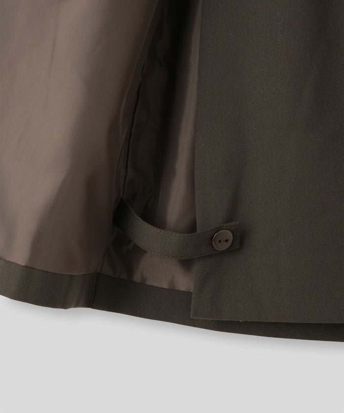 ミニスカート ショート丈 ミニボトム ウエストゴム 台形 タイトスカート 制服 韓国風 綺麗め 細見え カジュアル KINO THE KEI