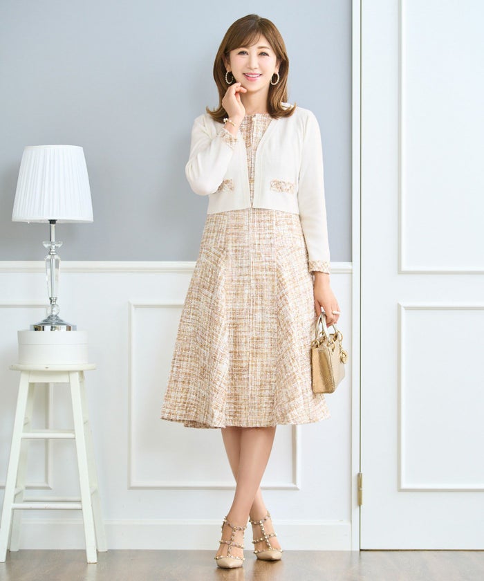 ニット ボレロ レディース ファッション きれいめ コーデ かわいい 大人 秋冬 春 白黒 ピンク ハイゲージ オフィス ショート丈 長袖