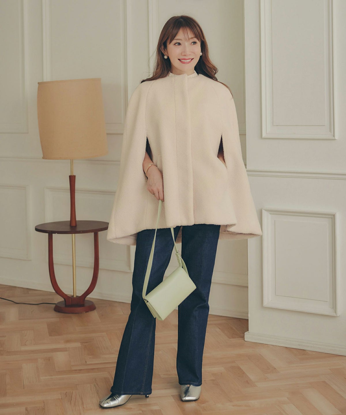 レディース アウター 秋冬 大人可愛い 上品 きれいめ 大人カジュアル フェミニン ジョイントスペース