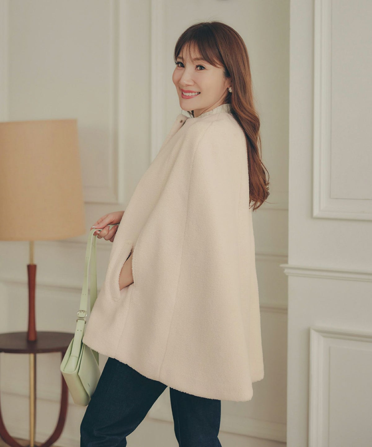 レディース アウター 秋冬 大人可愛い 上品 きれいめ 大人カジュアル フェミニン ジョイントスペース