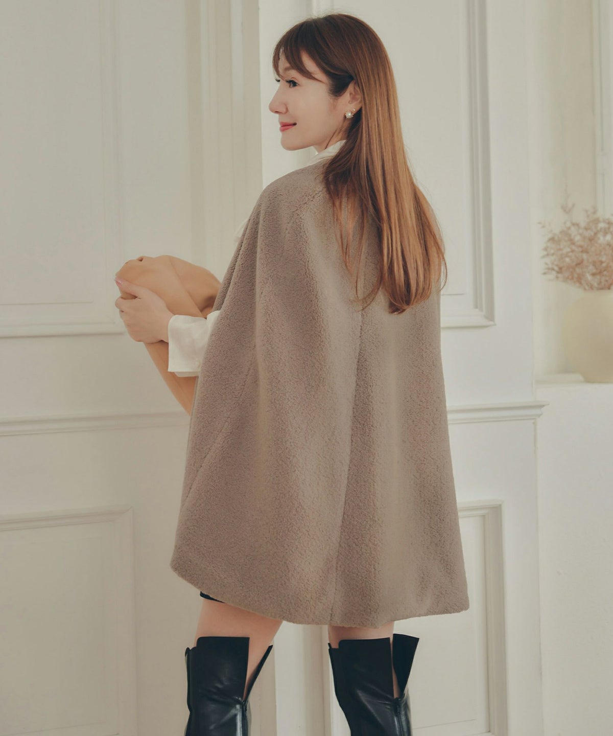 レディース アウター 秋冬 大人可愛い 上品 きれいめ 大人カジュアル フェミニン ジョイントスペース