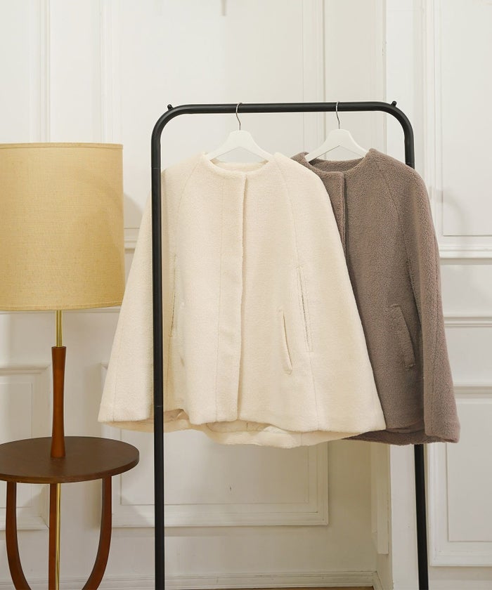 レディース アウター 秋冬 大人可愛い 上品 きれいめ 大人カジュアル フェミニン ジョイントスペース