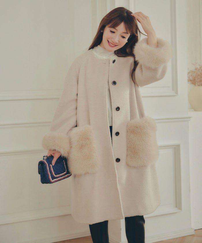 アウター レディース かわいい 上品 大人 カジュアル きれいめ オフィス フェニミン ジョイントスペース