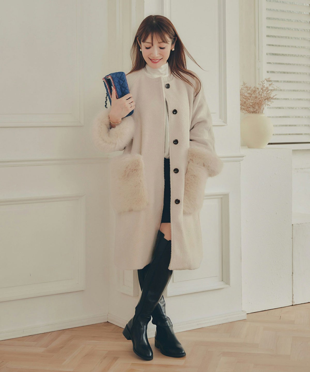 アウター レディース かわいい 上品 大人 カジュアル きれいめ オフィス フェニミン ジョイントスペース