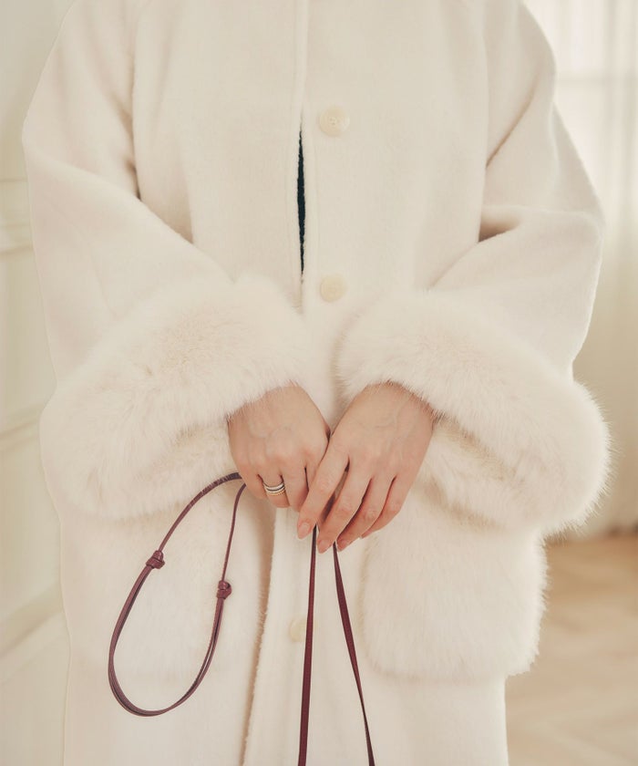 アウター レディース かわいい 上品 大人 カジュアル きれいめ オフィス フェニミン ジョイントスペース