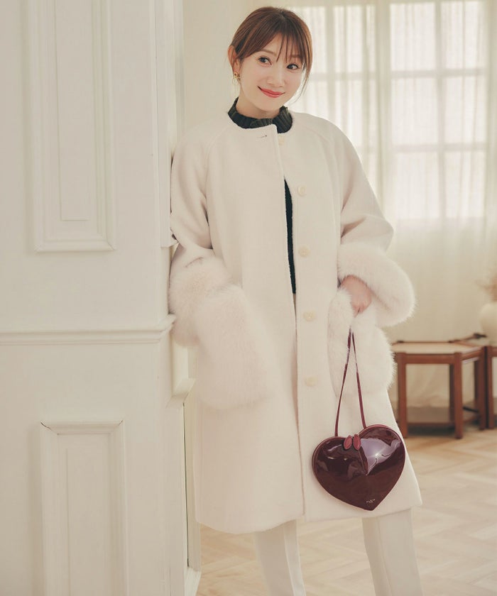 アウター レディース かわいい 上品 大人 カジュアル きれいめ オフィス フェニミン ジョイントスペース