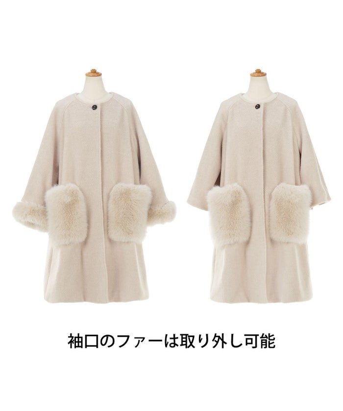 アウター レディース かわいい 上品 大人 カジュアル きれいめ オフィス フェニミン ジョイントスペース