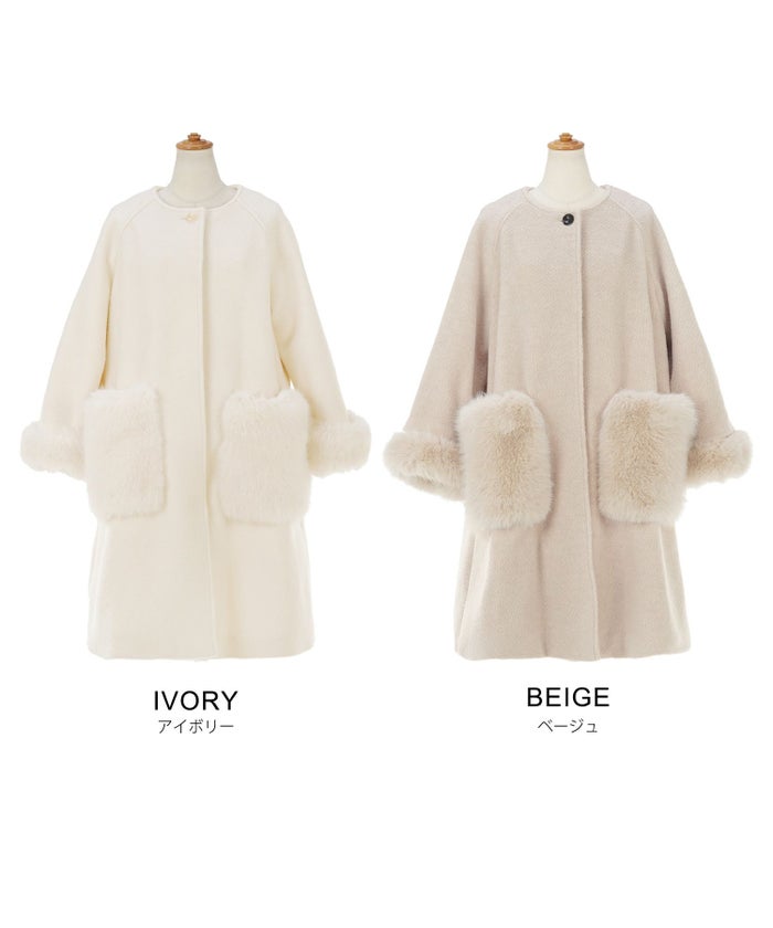 アウター レディース かわいい 上品 大人 カジュアル きれいめ オフィス フェニミン ジョイントスペース