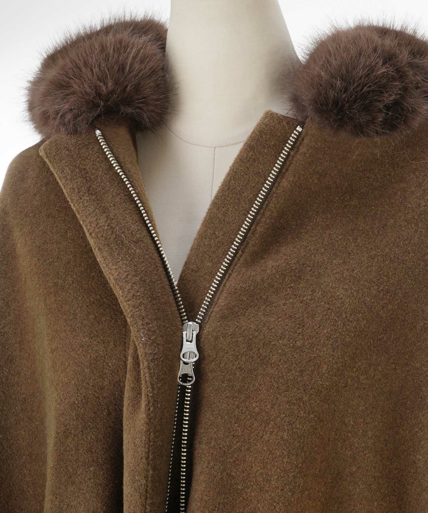 フェイクファー ケープ ポンチョ Liala×PG 全3色｜lpg141-2169【1